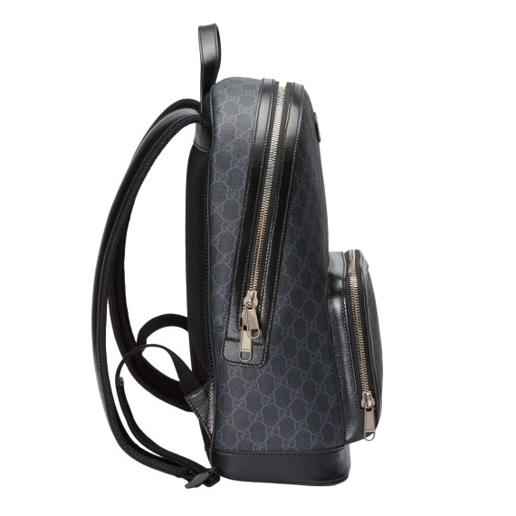 Black Gucci Backpack With Interlocking G