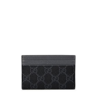 Black GG Monogram Card Holder