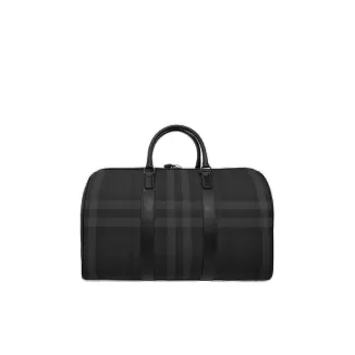 Burberry Checked Zipped Duffel Bag