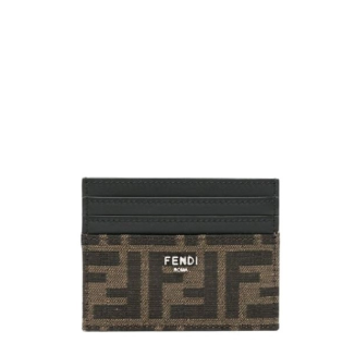 Fendi FF Jacquard Card Holder