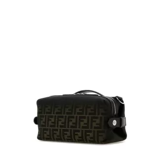 Fendi FF Jacquard Eclissi Fendi Siesta Small Clutch Bag