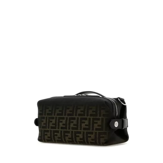 Fendi FF Jacquard Eclissi Fendi Siesta Small Clutch Bag