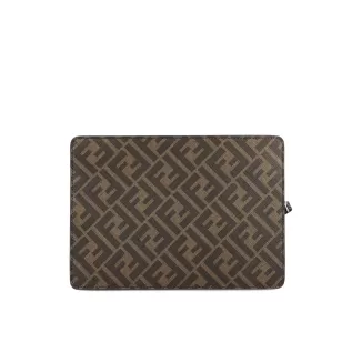 Fendi Squared FF Standing Clutch Bag