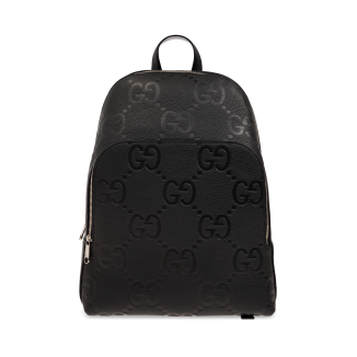 Gucci Black Monogrammed backpack