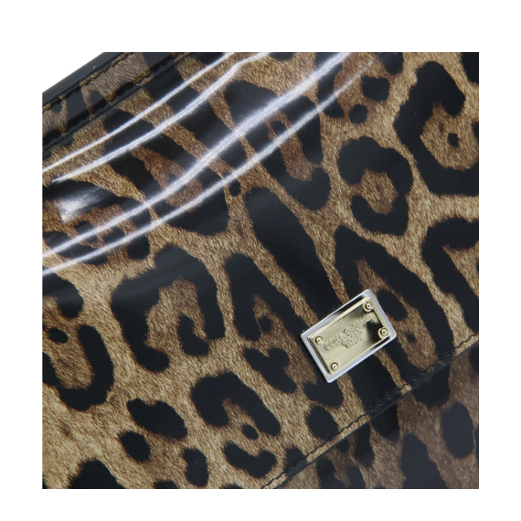 Dolce & Gabbana Kim Leopard-Printed Medium Sicily Bag