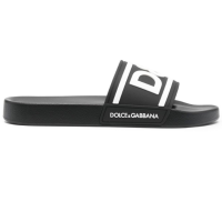 Dolce & Gabbana logo-print beach sliders