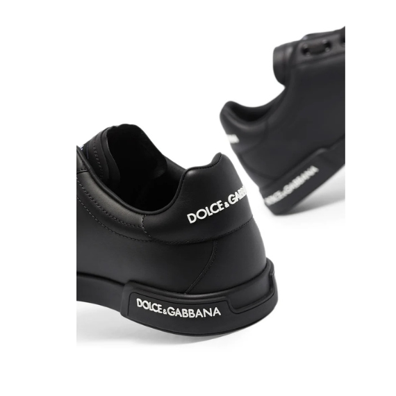 Dolce & Gabbana Portofino logo-detail sneakers black