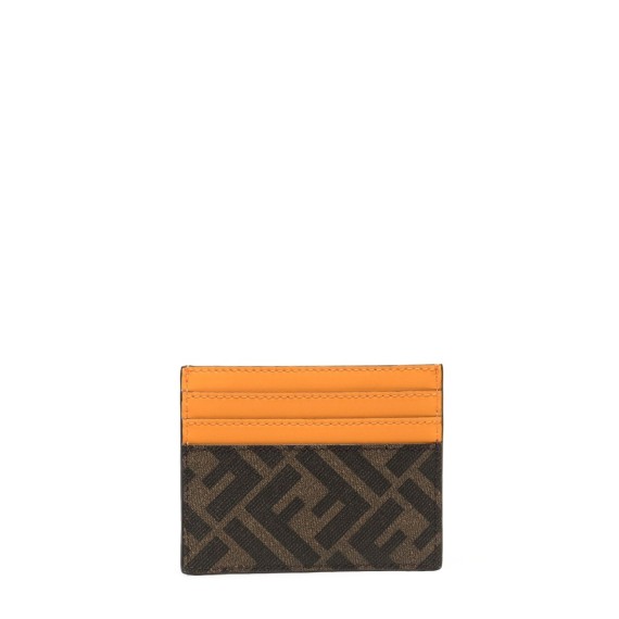 Fendi FF logo Block Leather