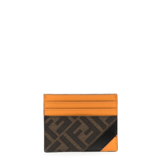 Fendi FF logo Block Leather