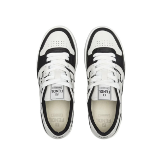 Fendi Match Sneakers Black leather low-tops