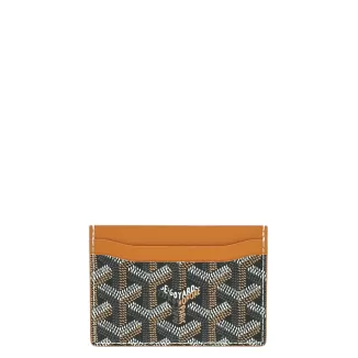 Goyard Brown Goyardine Saint Sulpice Card Holder