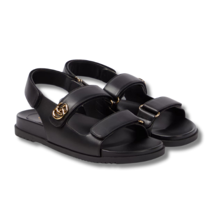 Gucci Moritz GG leather sandals