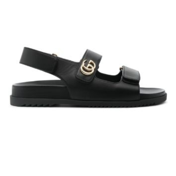 Gucci Moritz GG leather sandals