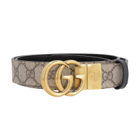 Gucci Gucci Reversible GG Monogram Buckle Belt