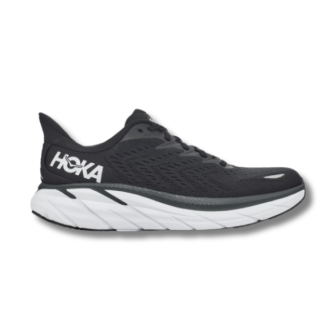 נעלי הוקה קליפטון 8 בצבע שחור לבן – HOKA Clifton 8