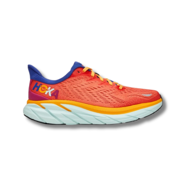 נעלי הוקה קליפטון 8 בצבע כתום – HOKA Clifton 8