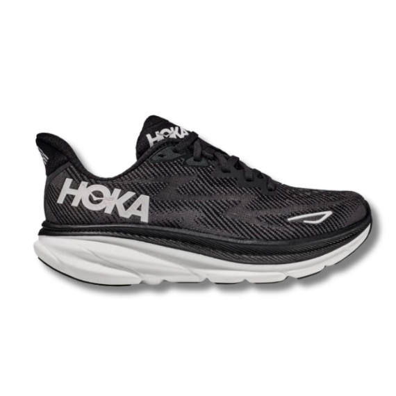 נעלי הוקה קליפטון 9 בצבע שחור לבן – HOKA Clifton 9