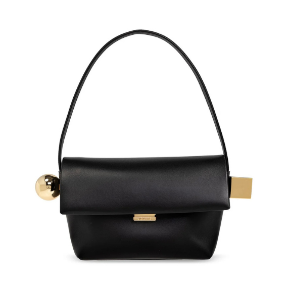 Jacquemus Le Rond Carré Logo Detailed Shoulder Bag