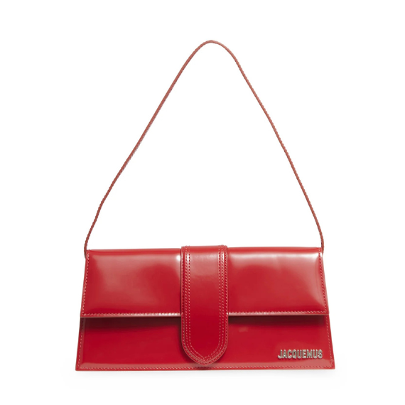 Jacquemus Le Bambino Long Logo Plaque Shoulder Bag