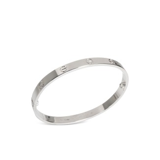 Cartier white gold Love bracelet