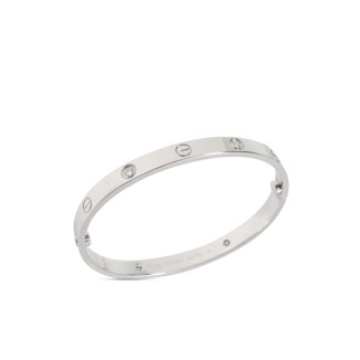 Cartier white gold Love bracelet diamond