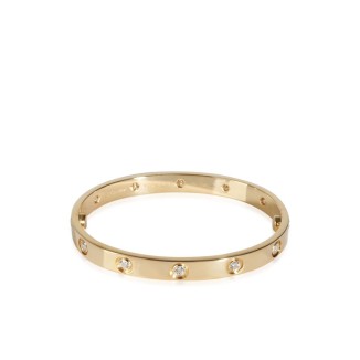 Cartier yellow gold Love diamond bracelet