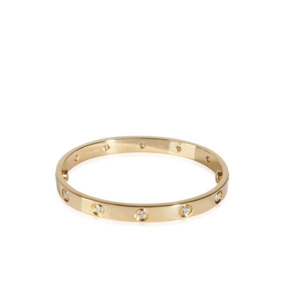 Cartier yellow gold Love diamond bracelet