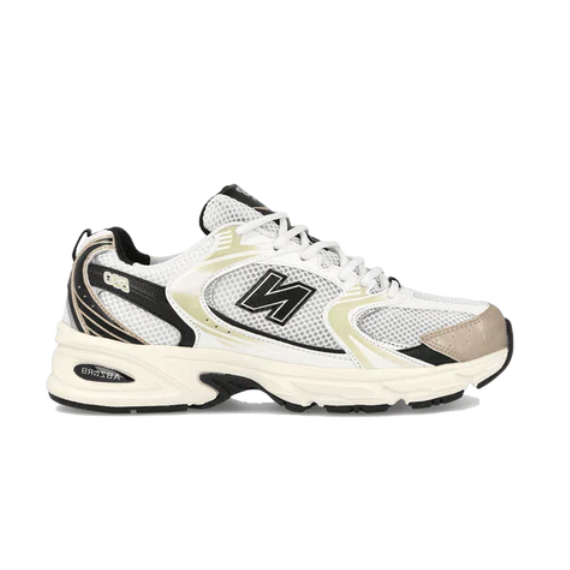 New Balance 530 White Light Gold Metallic