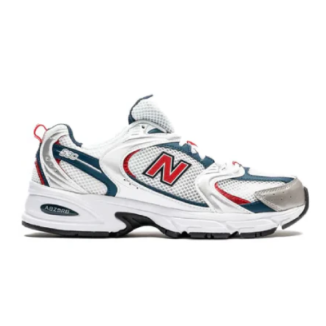 New Balance 530 White Navy Red