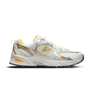 New Balance 530 White Vibrant Apricot Silver Metallic