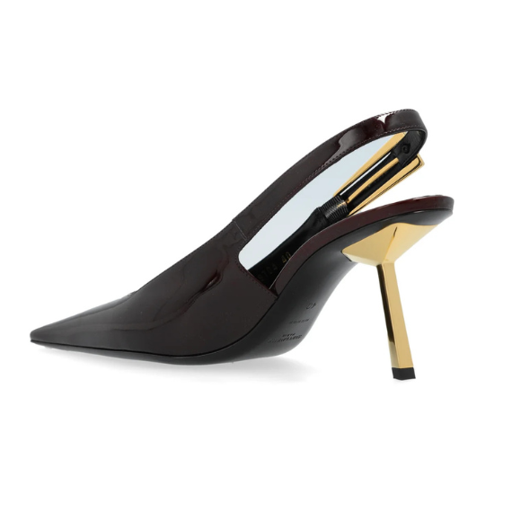 Saint Laurent Saint Laurent Lee Slingback Pointed Toe Pumps