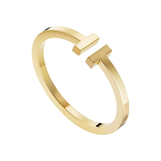 Tiffany Men Square Link Bracelet Gold