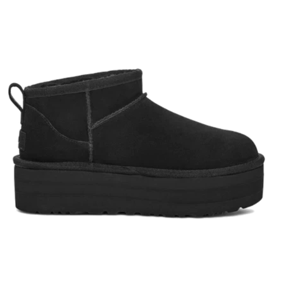 UGG CLASSIC ULTRA MINI PLATFORM BLACK