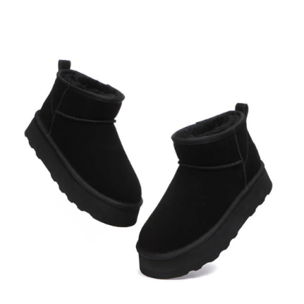 UGG CLASSIC ULTRA MINI PLATFORM BLACK