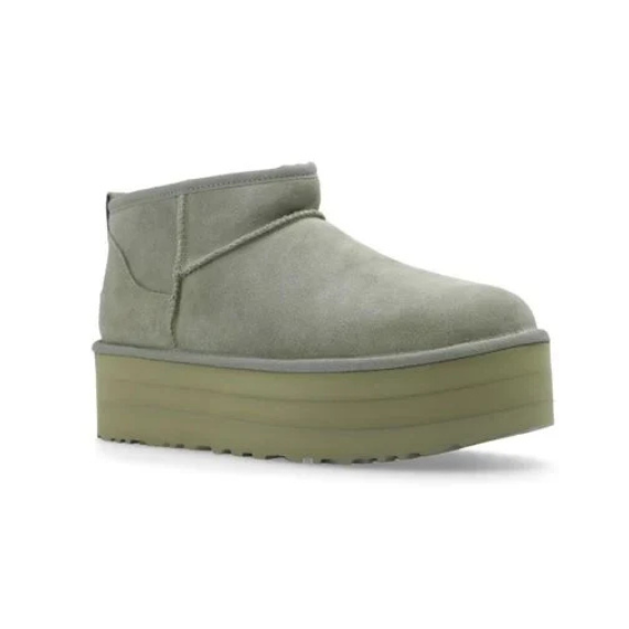 UGG CLASSIC ULTRA MINI PLATFORM MOSS GREEN