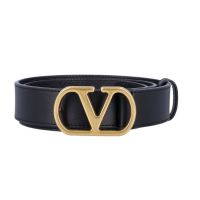 Valentino Valentino VLogo Signature Buckled Belt